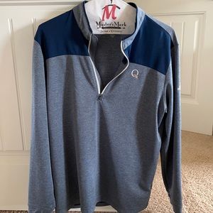 Men’s L Adidas Golf Q-Zip (Quail Hollow logo)